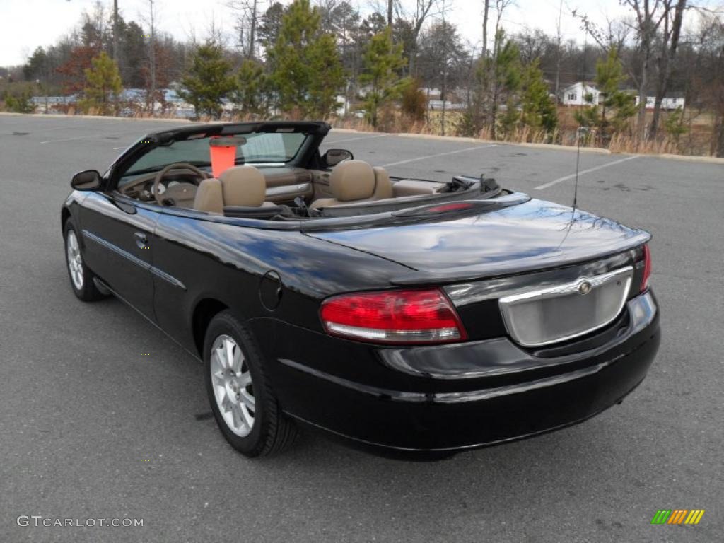2002 Sebring GTC Convertible - Black / Sandstone photo #2