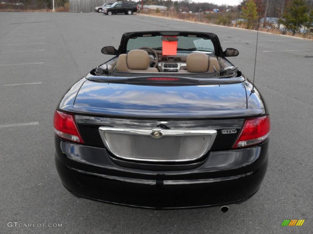 2002 Sebring GTC Convertible - Black / Sandstone photo #3