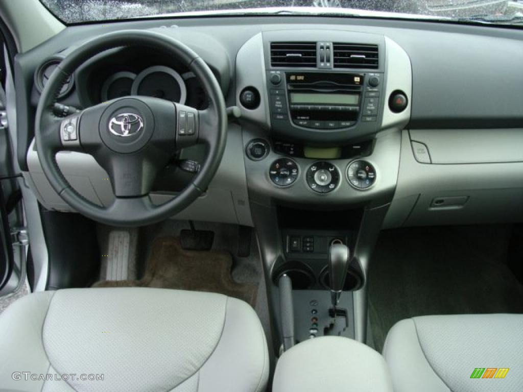 2010 Toyota RAV4 Limited 4WD Ash Gray Dashboard Photo #44245810