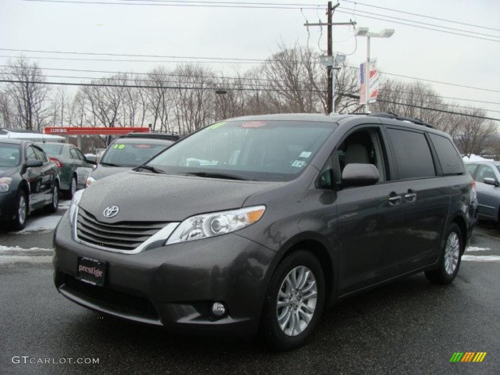 Predawn Gray Mica 2011 Toyota Sienna XLE Exterior Photo #44246860