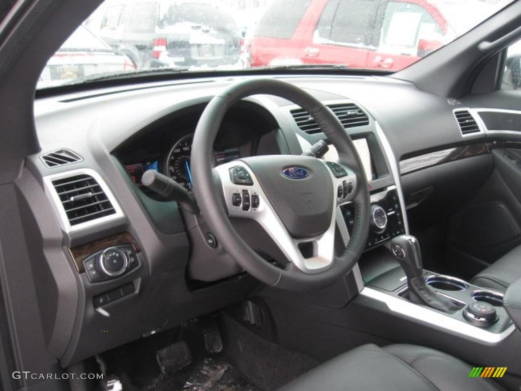 Charcoal Black Interior 2011 Ford Explorer Limited 4WD Photo #44247196
