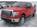 2011 Race Red Ford F150 XLT SuperCab 4x4  photo #1