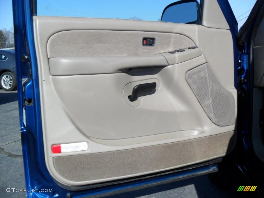 2002 Silverado 1500 LS Extended Cab - Indigo Blue Metallic / Tan photo #6