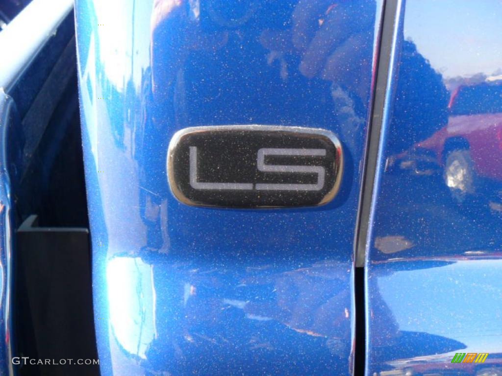 2002 Silverado 1500 LS Extended Cab - Indigo Blue Metallic / Tan photo #17