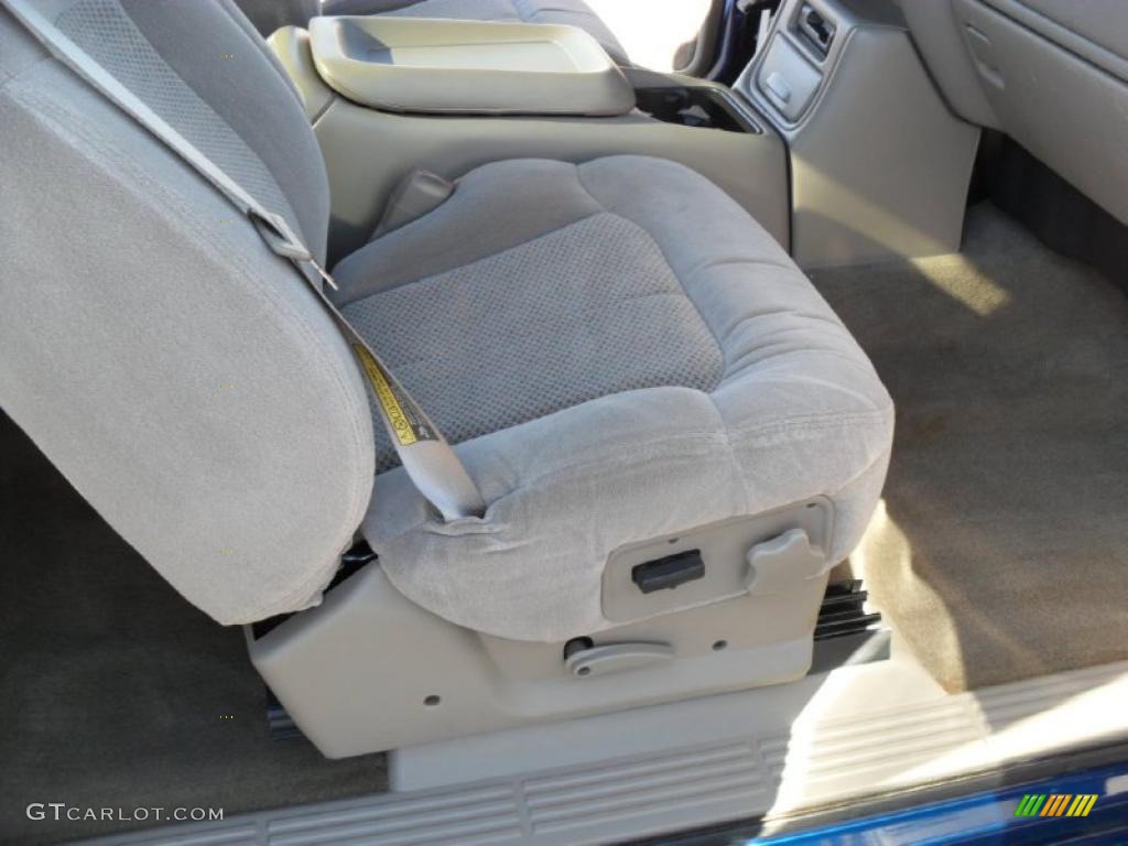 2002 Silverado 1500 LS Extended Cab - Indigo Blue Metallic / Tan photo #19