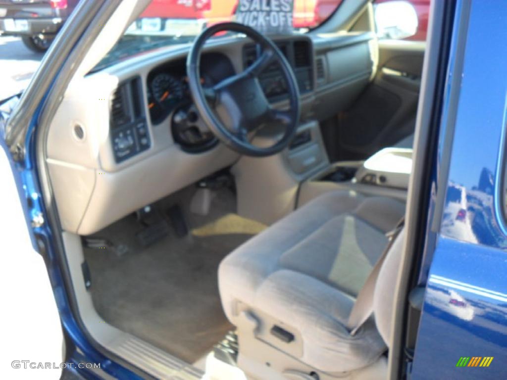 2002 Silverado 1500 LS Extended Cab - Indigo Blue Metallic / Tan photo #24