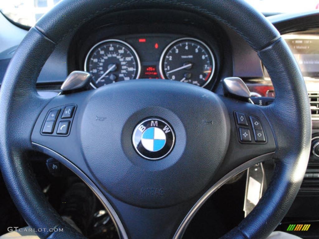 2008 3 Series 328i Coupe - Jet Black / Black photo #20