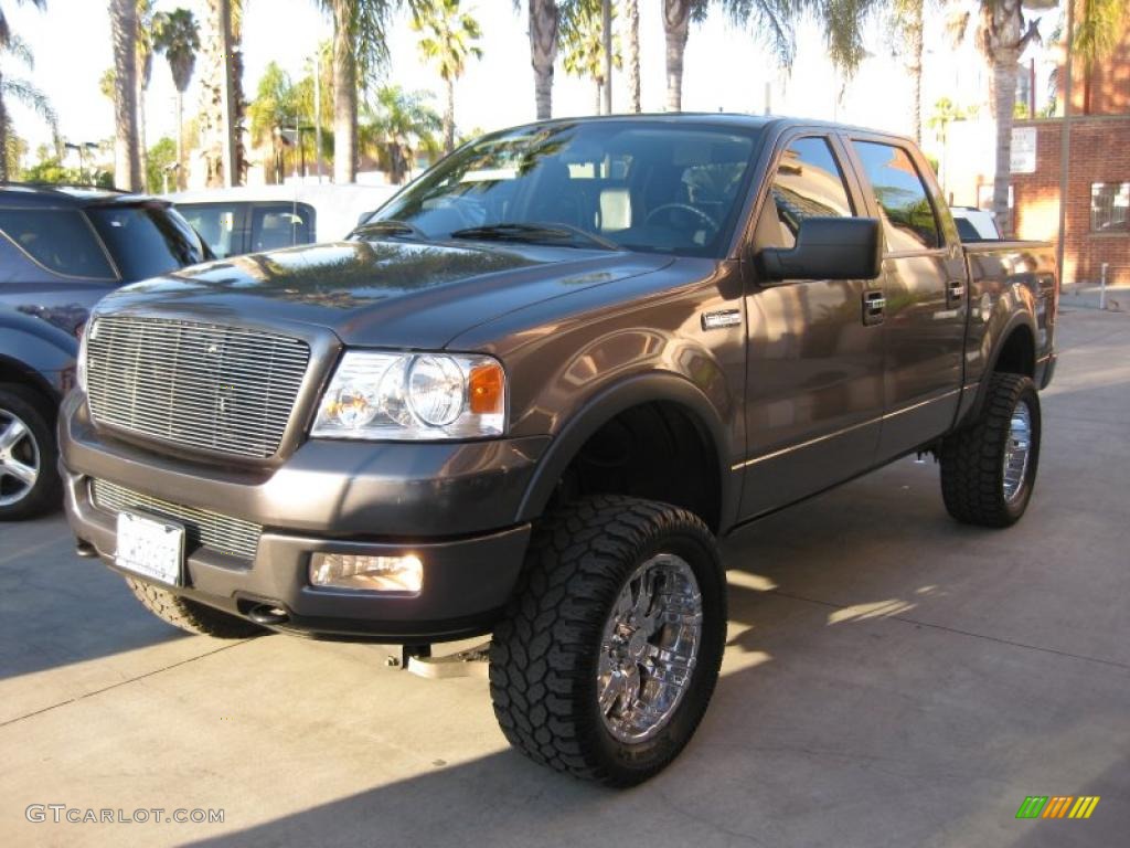 2005 F150 FX4 SuperCrew 4x4 - Dark Shadow Grey Metallic / Black photo #5