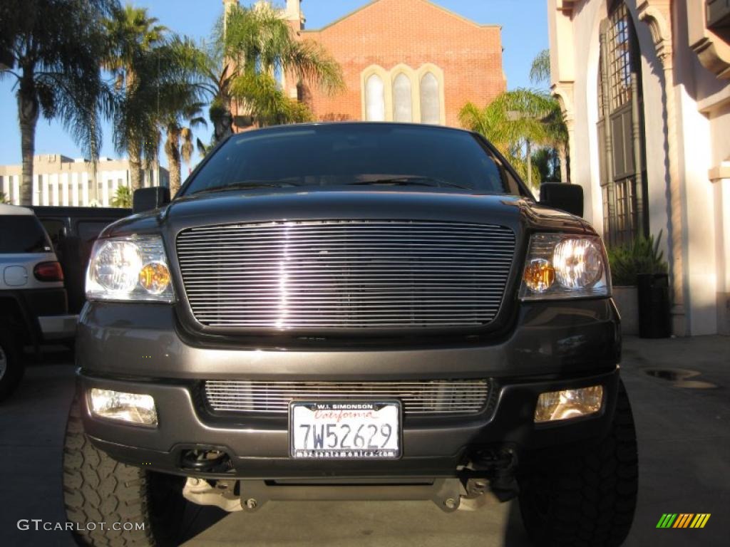 2005 F150 FX4 SuperCrew 4x4 - Dark Shadow Grey Metallic / Black photo #6