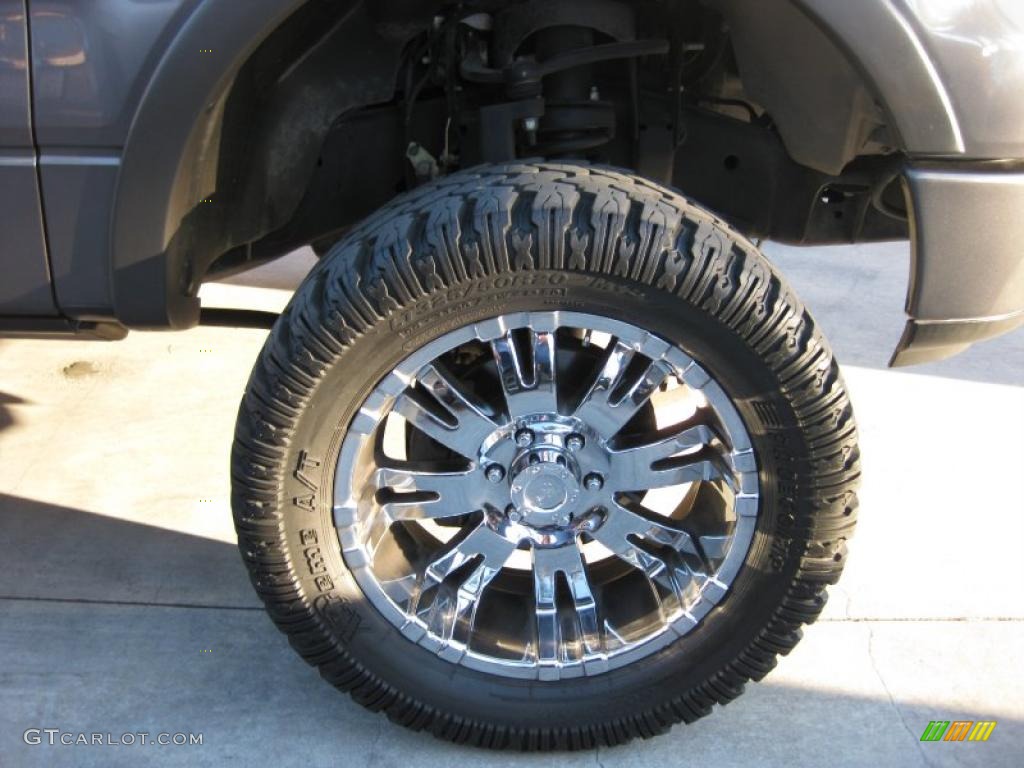 2005 F150 FX4 SuperCrew 4x4 - Dark Shadow Grey Metallic / Black photo #25