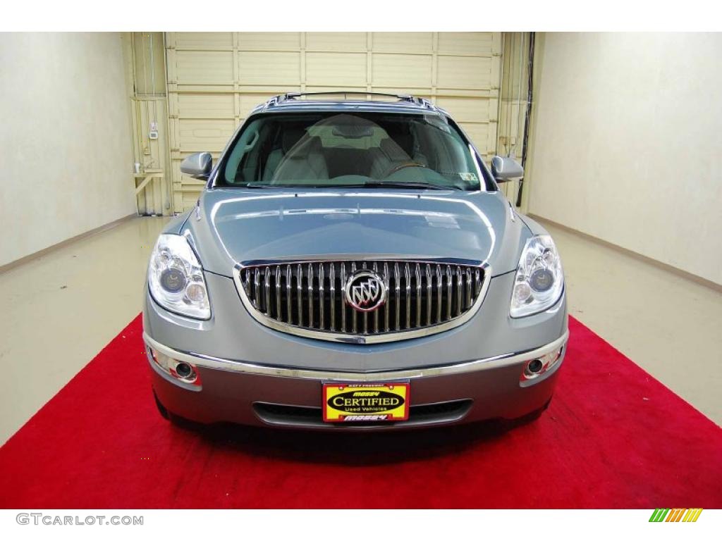 2008 Enclave CXL - Blue Gold Crystal Metallic / Titanium/Dark Titanium photo #2