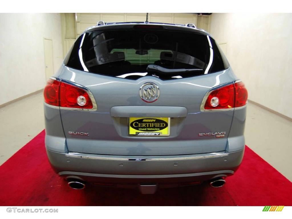 2008 Enclave CXL - Blue Gold Crystal Metallic / Titanium/Dark Titanium photo #5