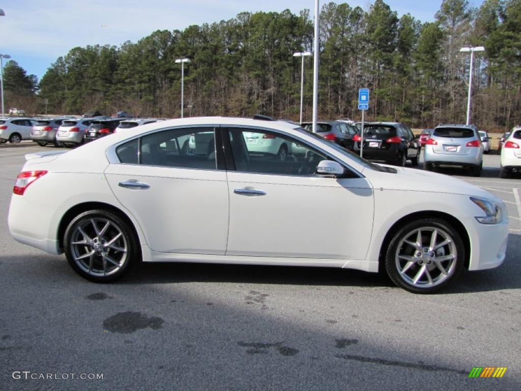 Winter Frost White 2011 Nissan Maxima 3.5 SV Sport Exterior Photo #44255004