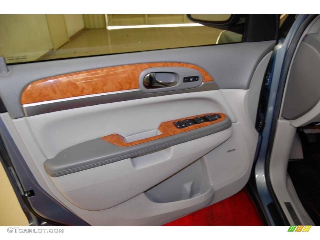 2008 Enclave CXL - Blue Gold Crystal Metallic / Titanium/Dark Titanium photo #9