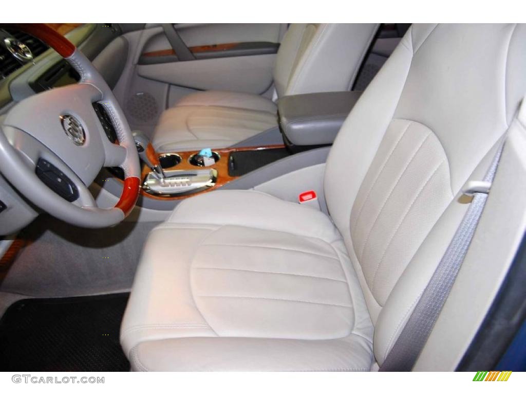 2008 Enclave CXL - Blue Gold Crystal Metallic / Titanium/Dark Titanium photo #10