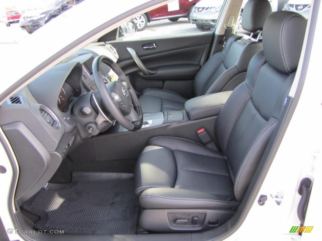 Charcoal Interior 2011 Nissan Maxima 3.5 SV Sport Photo #44255124