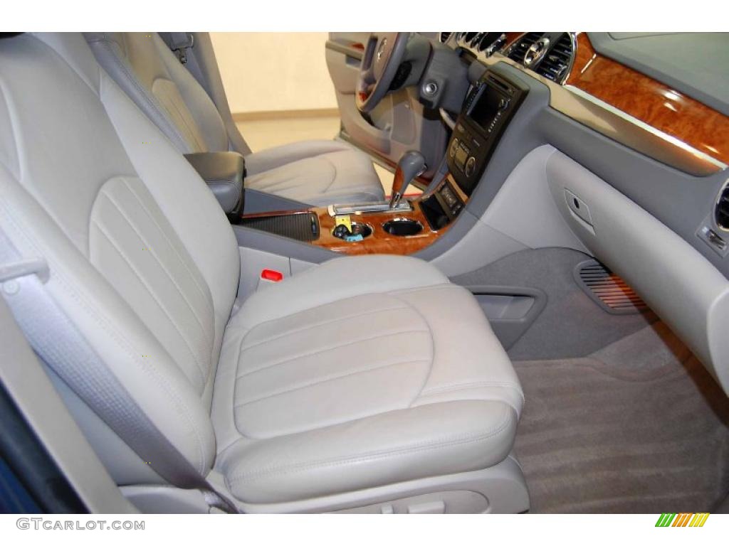 2008 Enclave CXL - Blue Gold Crystal Metallic / Titanium/Dark Titanium photo #20