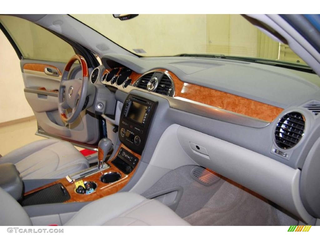 2008 Enclave CXL - Blue Gold Crystal Metallic / Titanium/Dark Titanium photo #21