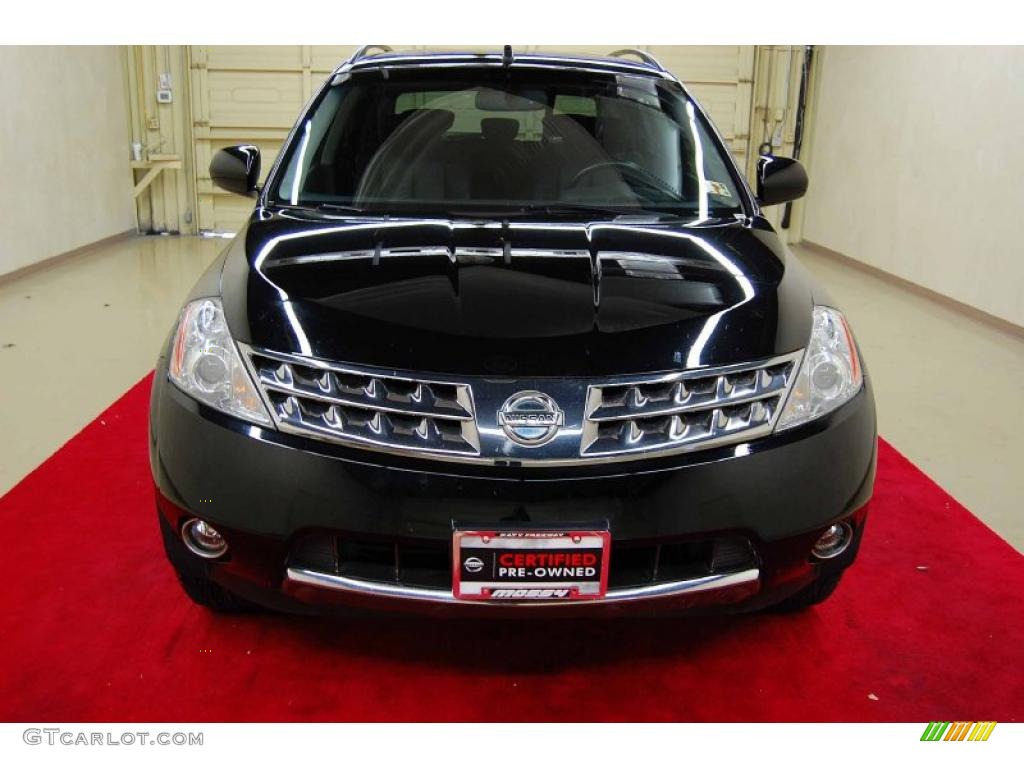 2006 Murano SL - Super Black / Charcoal photo #2