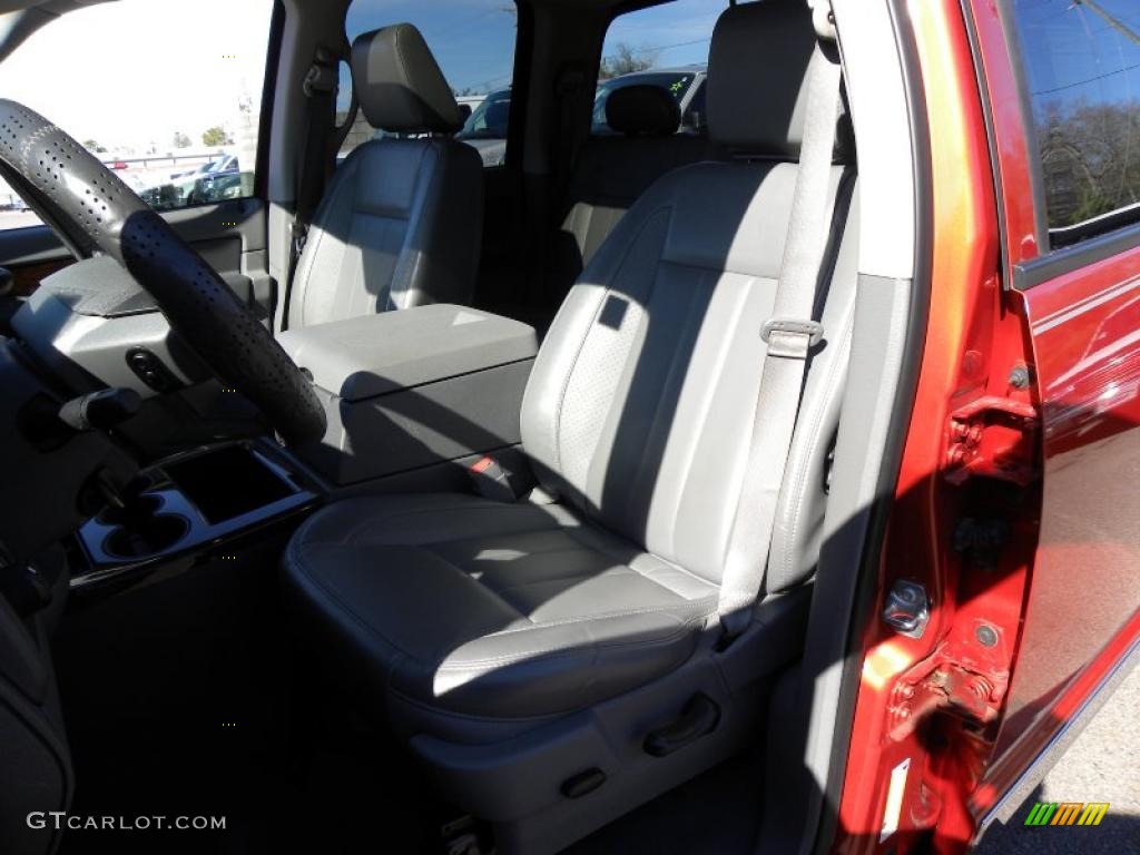 2008 Ram 1500 Laramie Quad Cab - Sunburst Orange Pearl / Medium Slate Gray photo #5