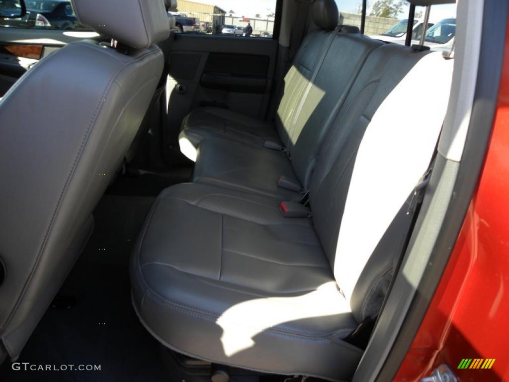 2008 Ram 1500 Laramie Quad Cab - Sunburst Orange Pearl / Medium Slate Gray photo #7