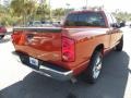 2008 Sunburst Orange Pearl Dodge Ram 1500 Laramie Quad Cab  photo #14