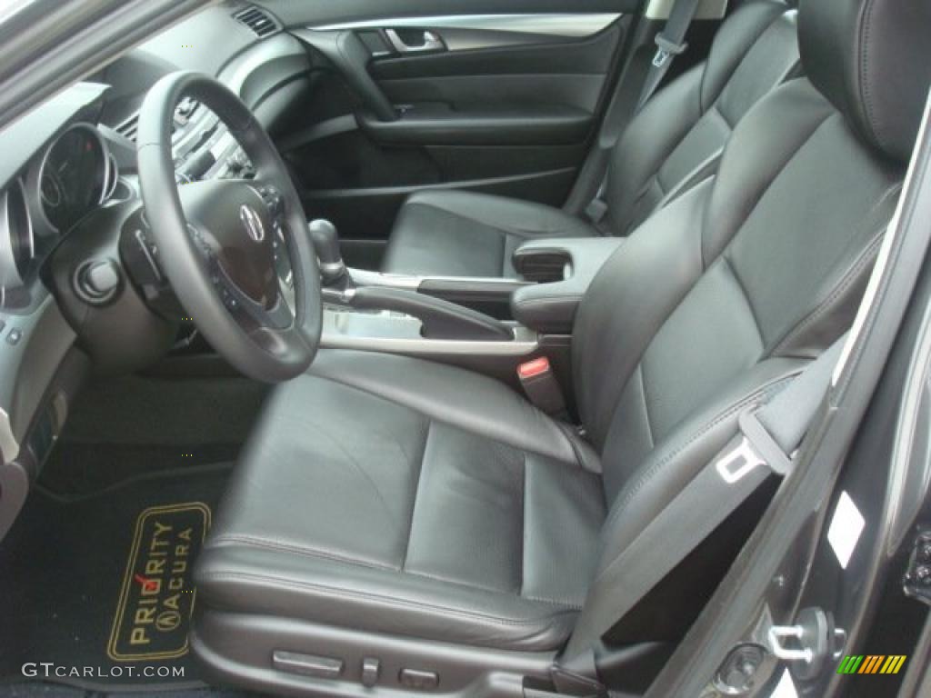 Ebony Interior 2010 Acura TL 3.5 Technology Photo #44260632
