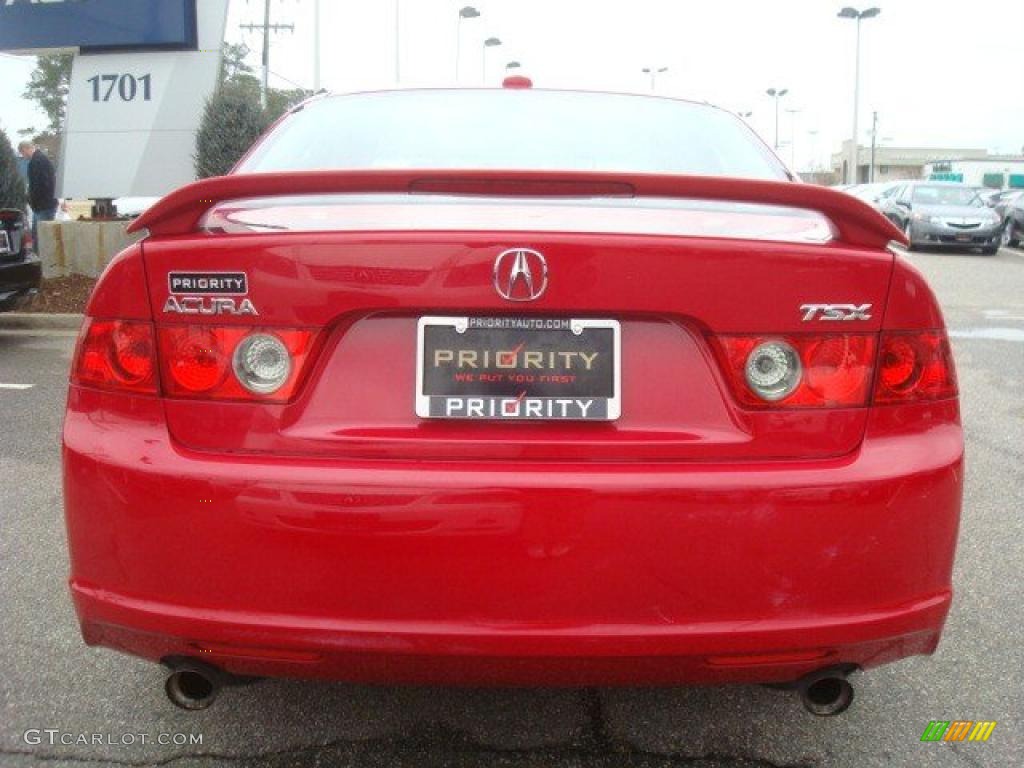 2007 TSX Sedan - Milano Red / Ebony photo #5