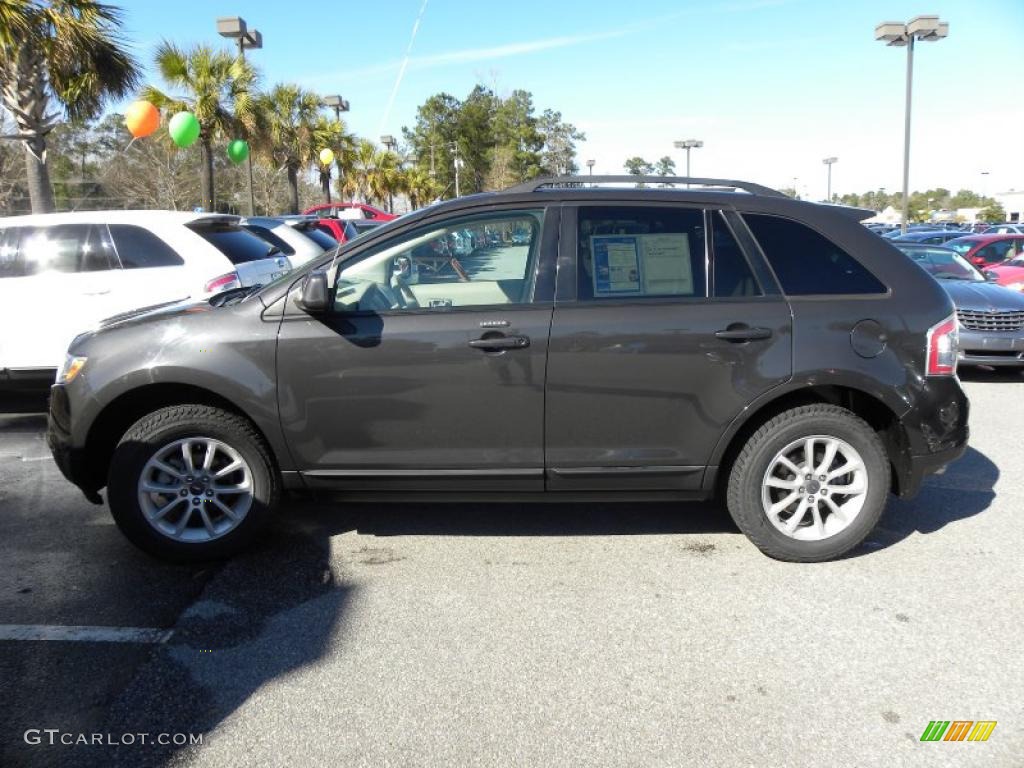 2007 Edge SEL - Carbon Metallic / Medium Light Stone photo #2