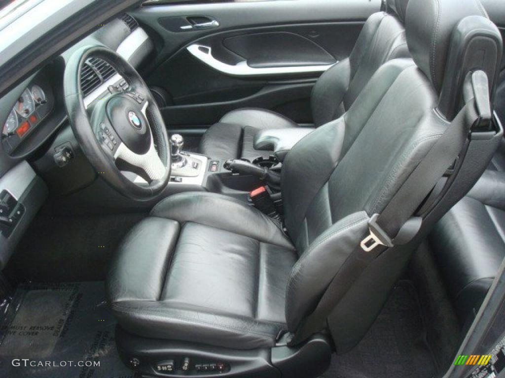 Black Interior 2003 BMW M3 Convertible Photo #44261858