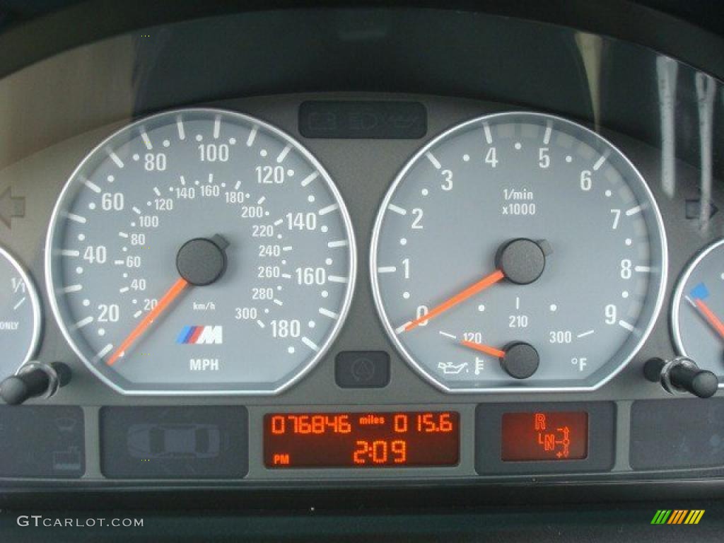 2003 BMW M3 Convertible Gauges Photo #44261920