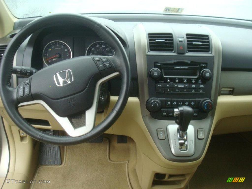 2007 CR-V EX-L - Borrego Beige Metallic / Ivory photo #14