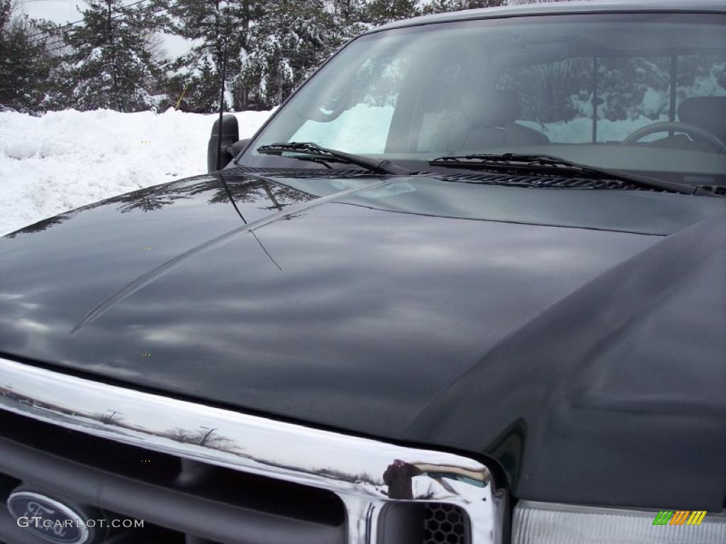 2001 F350 Super Duty Lariat SuperCab 4x4 - Dark Highland Green Metallic / Medium Parchment photo #20