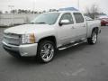 2011 Sheer Silver Metallic Chevrolet Silverado 1500 LT Crew Cab  photo #4