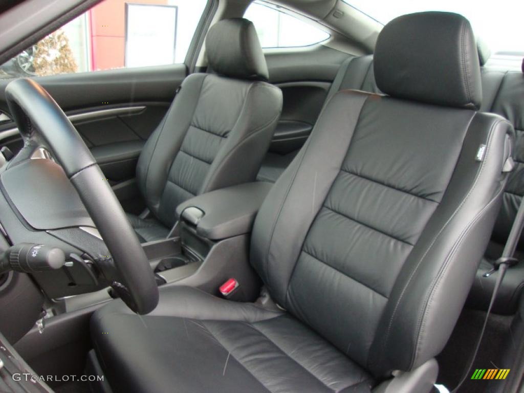 Black Interior 2011 Honda Accord EX-L V6 Coupe Photo #44265230