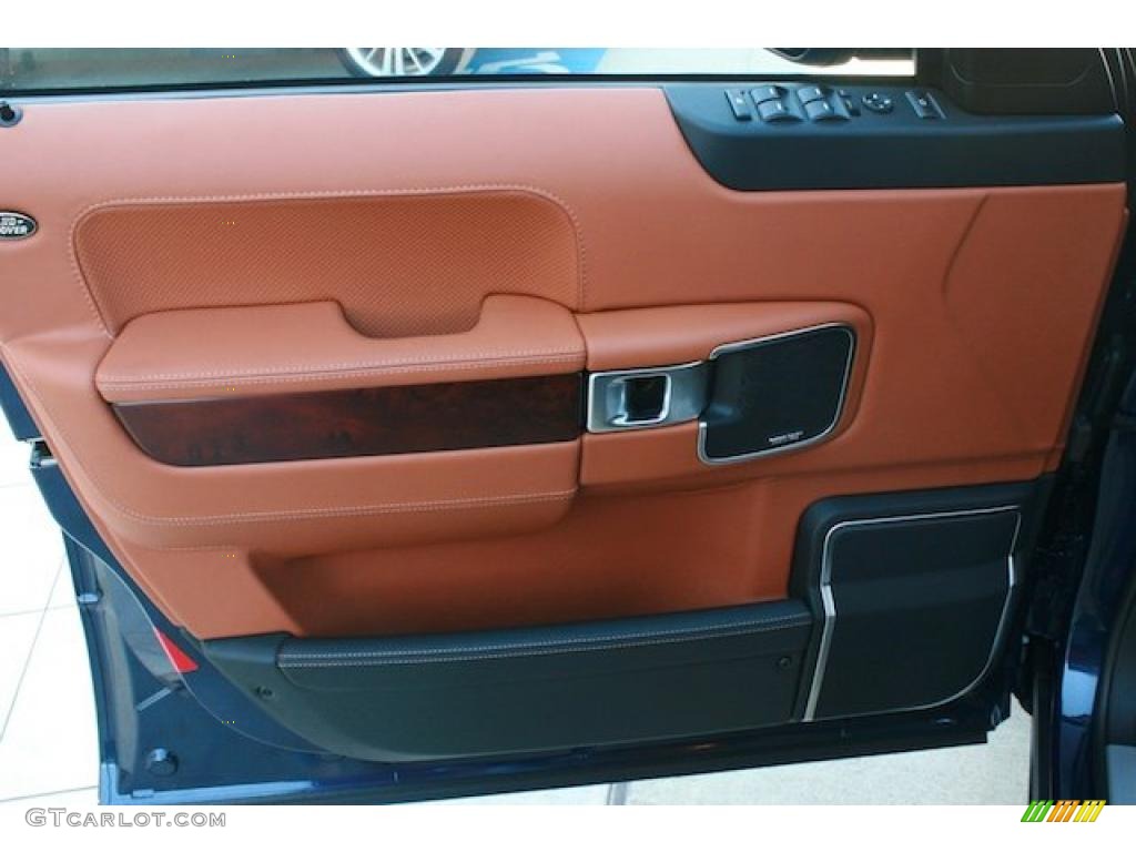2011 Land Rover Range Rover Autobiography Tan/Jet Door Panel Photo #44267383