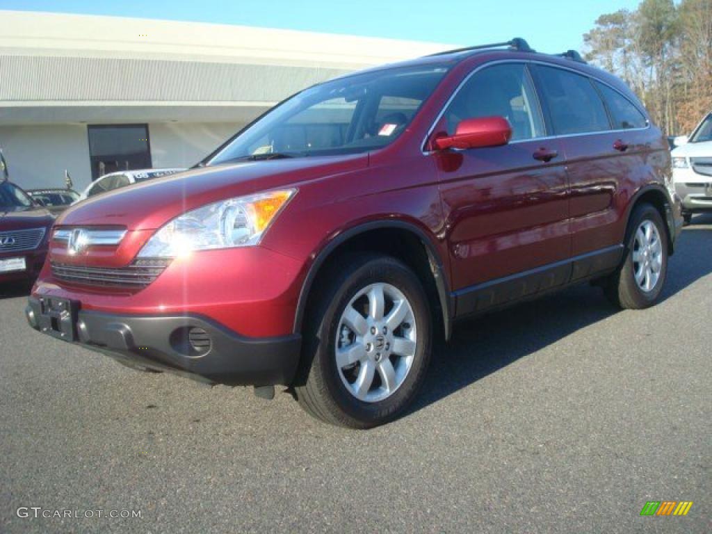 2007 CR-V EX-L - Tango Red Pearl / Gray photo #2