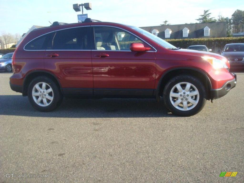 2007 CR-V EX-L - Tango Red Pearl / Gray photo #5