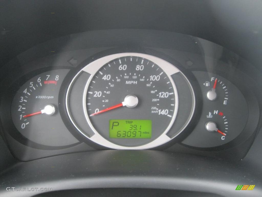 2006 Hyundai Tucson GL Gauges Photo #44271872