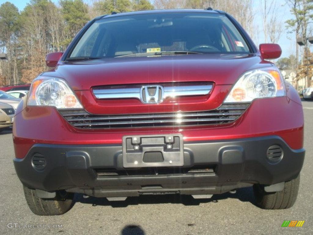2007 CR-V EX-L - Tango Red Pearl / Gray photo #7