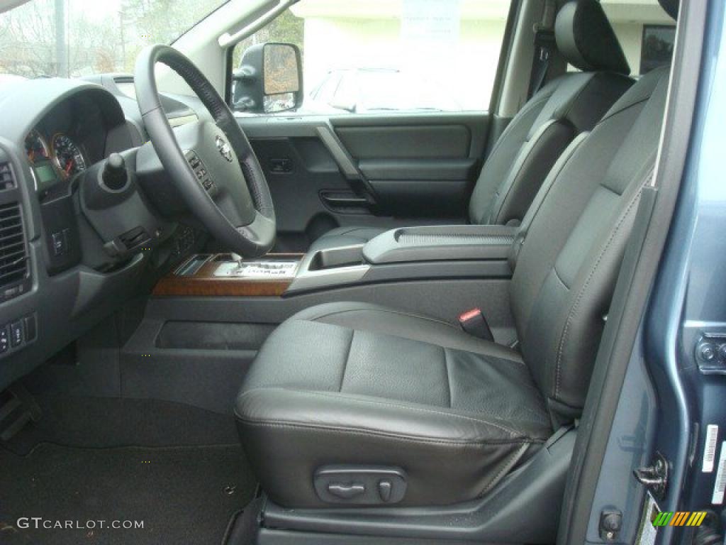 Charcoal Interior 2011 Nissan Titan SL Crew Cab 4x4 Photo #44273028