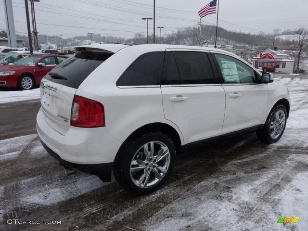 2011 Edge Limited AWD - White Platinum Tri-Coat / Medium Light Stone photo #4