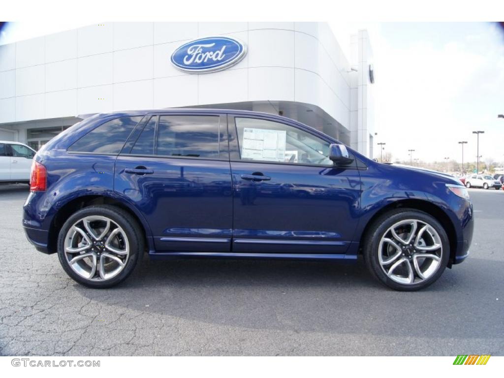 Kona Blue Metallic 2011 Ford Edge Sport AWD Exterior Photo #44273528