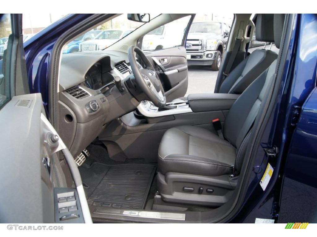Charcoal Black/Silver Smoke Metallic Interior 2011 Ford Edge Sport AWD Photo #44273632