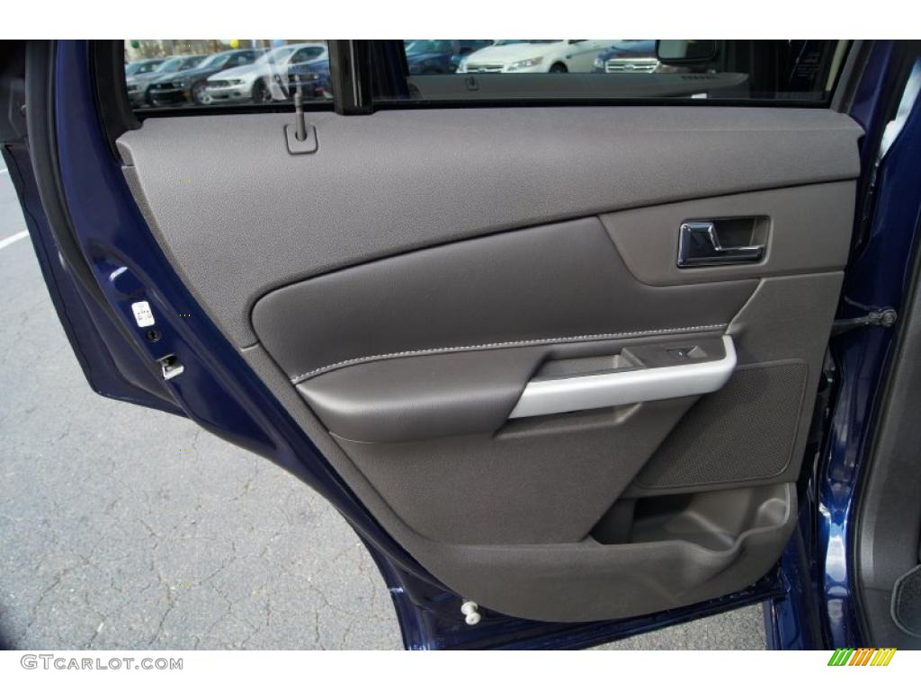 2011 Ford Edge Sport AWD Charcoal Black/Silver Smoke Metallic Door Panel Photo #44273644