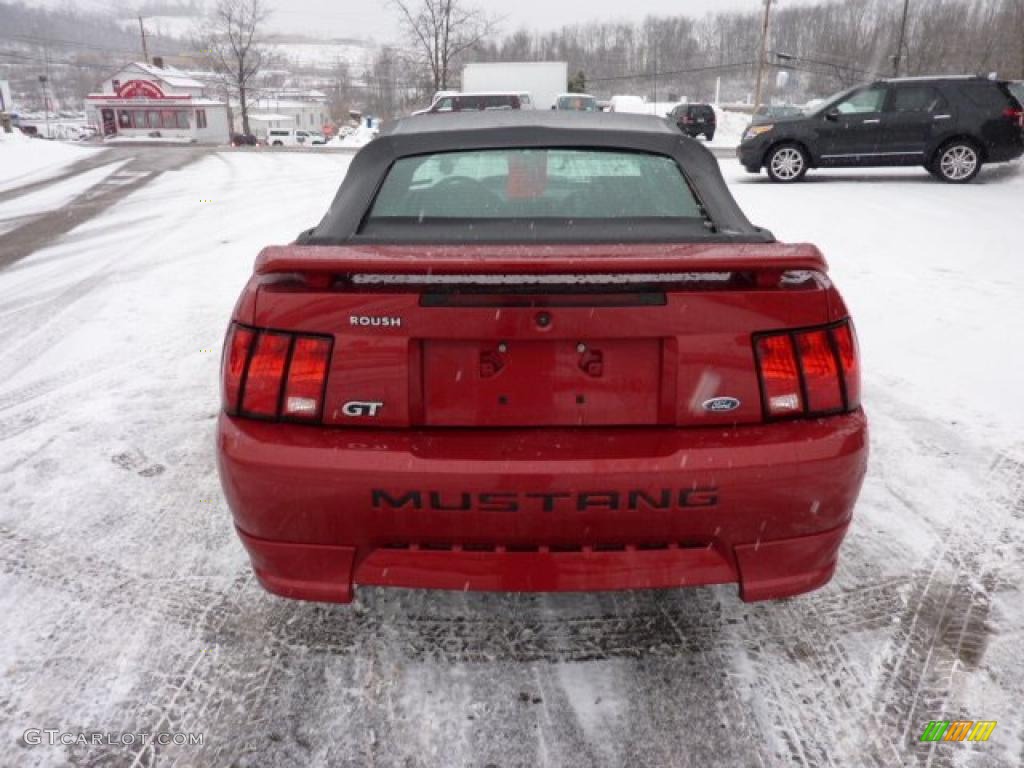 2002 Mustang GT Convertible - Laser Red Metallic / Dark Charcoal photo #3