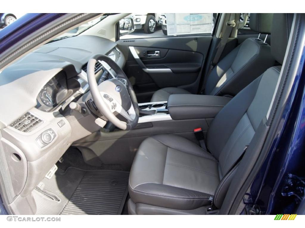 Charcoal Black/Silver Smoke Metallic Interior 2011 Ford Edge Sport AWD Photo #44273876