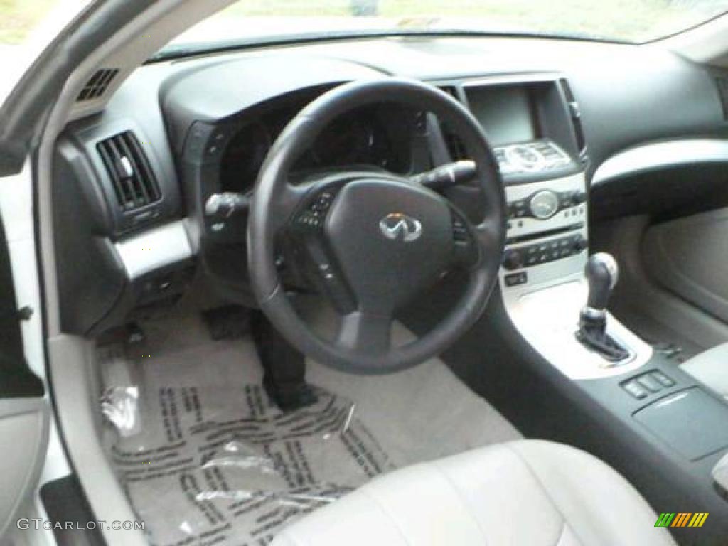 2008 Infiniti G 37 Coupe Stone Dashboard Photo #44274236