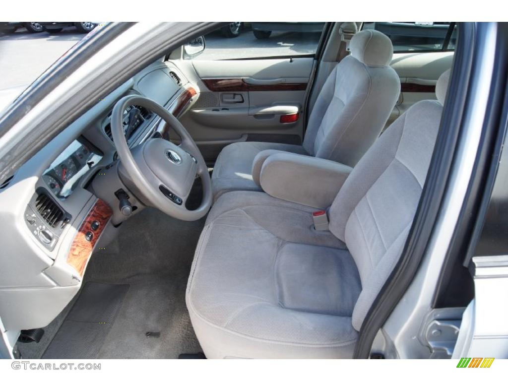 Light Graphite Grey Interior 2002 Mercury Grand Marquis GS Photo #44274540