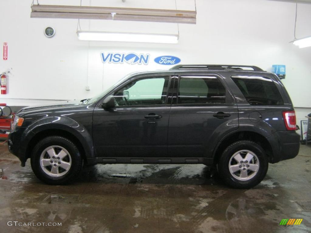 2009 Escape XLT - Black Pearl Slate Metallic / Charcoal photo #15